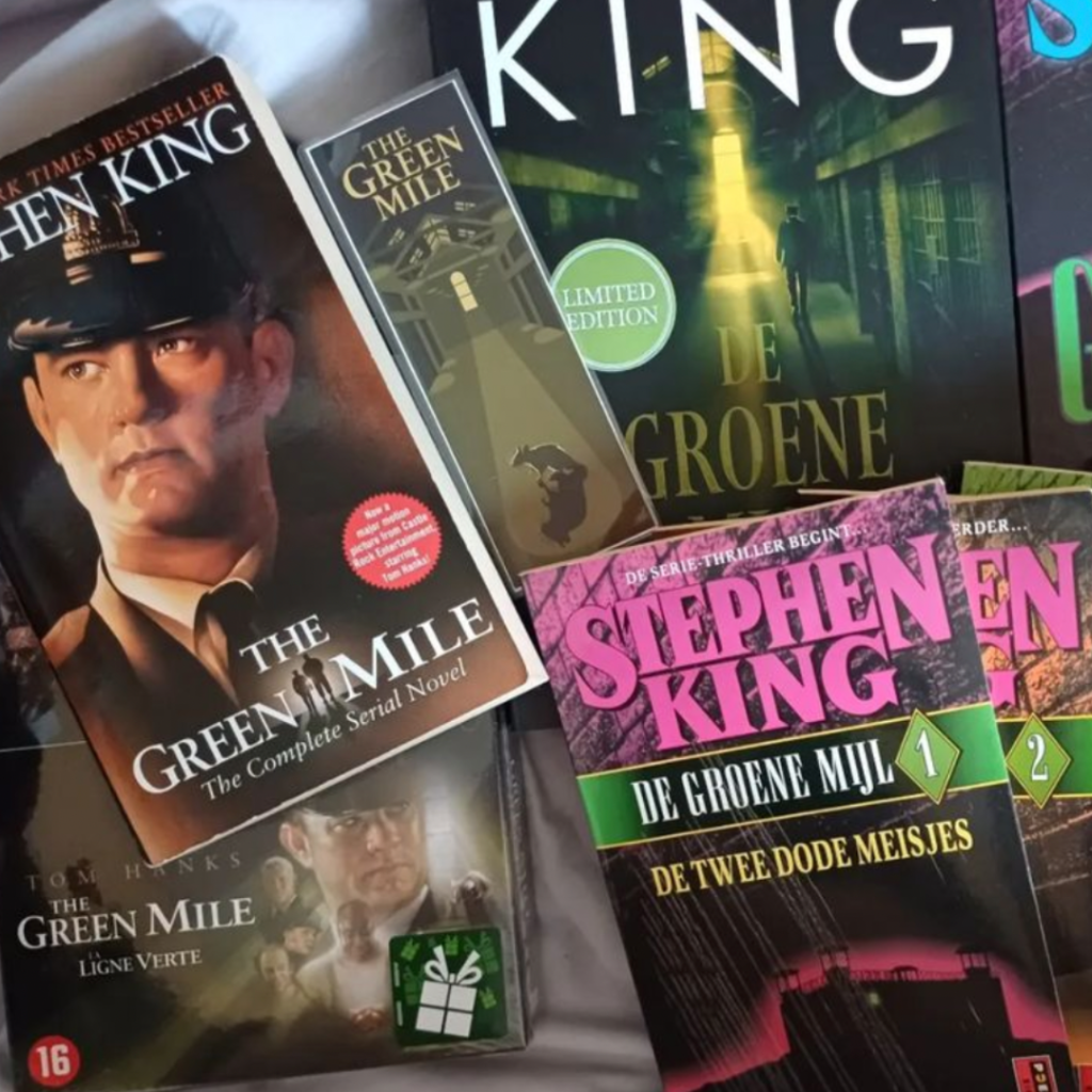 foto bookstagrammer @inge1970reads met diverse boeken Stephen King
